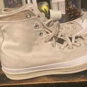 White converses not worn